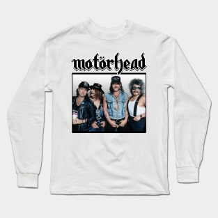 Motorhead Black White Black Long Sleeve T-Shirt